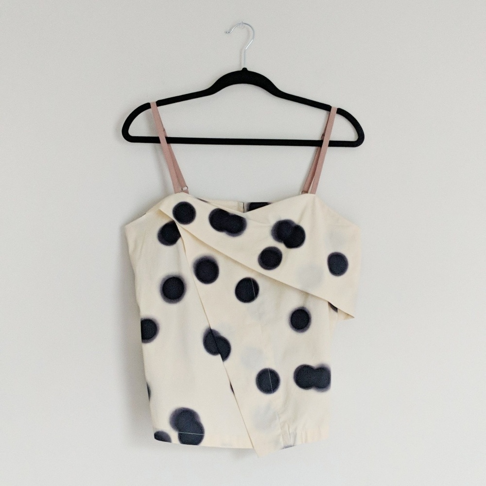 Marc by Marc Jacobs Blurred Polka Dot Top